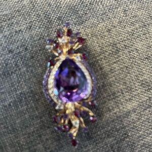 LeVian Amethyst 14K
Strawberry Rose Gold Pendant